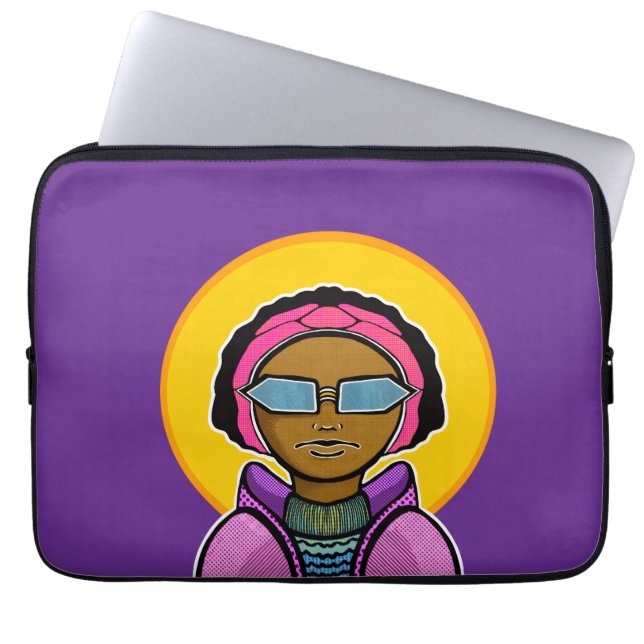 Ready to ski laptop sleeve (Voorkant)