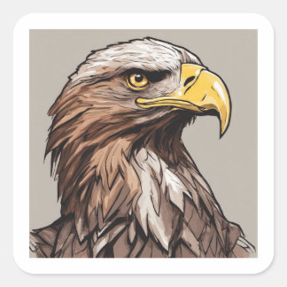 Reagal Eagle Vierkante Sticker