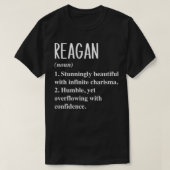 Reagan First Name Definition Personal Gift Ide T-shirt (Design voorkant)