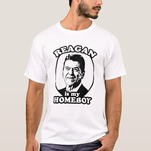 REAGAN IS MIJN HOMEBOEK T-SHIRT (Voorkant)
