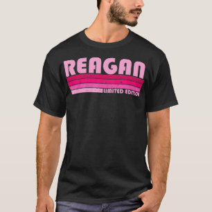 REAGAN Name Personalized Retro 80s 90s Bir T-shirt