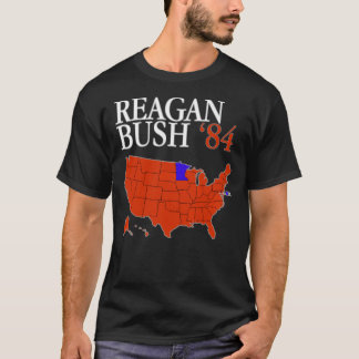 Reagan Struik &x27;84 Retro Logo Red White Blue El T-shirt