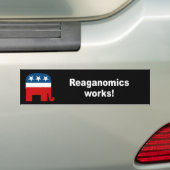 Reaganomics Bumpersticker (Op auto)