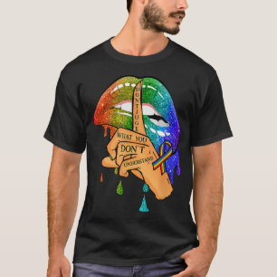 Reageer niet wat je niet begrijpt LGBT Pride L T-shirt