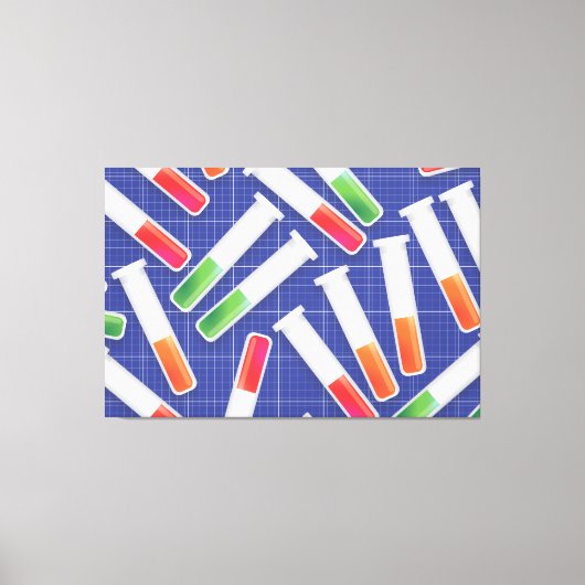 Reageerbuis Canvas Afdruk (Voorkant)