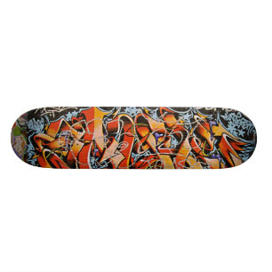 Real Abstract Graffiti Wall Schaats Board Skateboard