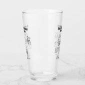 Real Ale of Micro Pub Funny Cartoon Drink Glas (Links)