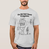 Real Ale of Micro Pub Funny Cartoon Drink T-shirt (Voorkant)