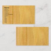 Real Aspen Veneer Woodgrain Visitekaartje (Voorkant / Achterkant)