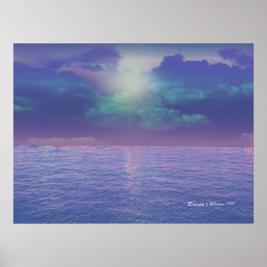 Real Blue Poster (Voorkant)