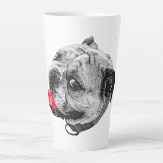 Real Bulldog Pop Latte Mok (Voorkant)