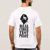 Real Cider Test Pilot - No. 5 T-shirt (Achterkant)