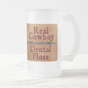 Real Cowboy Frosted Glass Mok