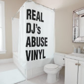 REAL DJ's ABUSE VINYL Douchegordijn (In situ)