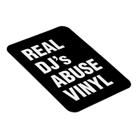 REAL DJ's ABUSE VINYL Magneet (Rechterzijde)