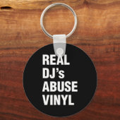 REAL DJ's ABUSE VINYL Sleutelhanger (Voorkant)