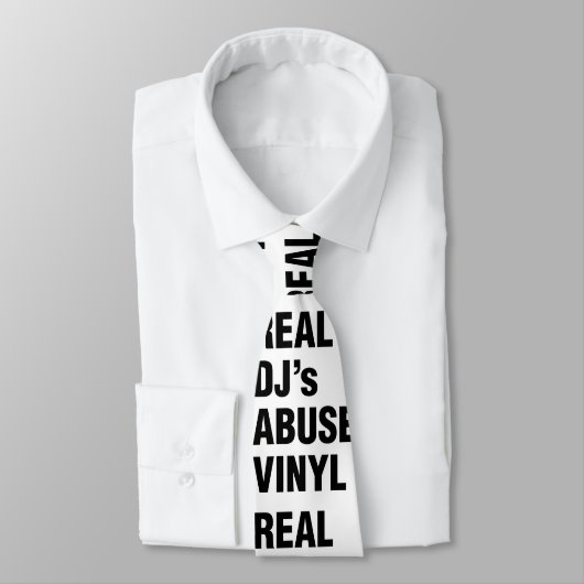 REAL DJ's ABUSE VINYL Stropdas (Gebonden)