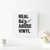 REAL DJ's ABUSE VINYL Vierkante Klok (Huis)