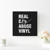 REAL DJ's ABUSE VINYL Vierkante Klok (Huis)