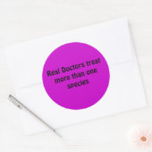 Real Doctors behandelen meer dan één soort Ronde Sticker (Envelop)