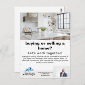Real Estate Agent Briefkaart (Voorkant / Achterkant)