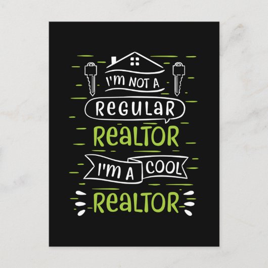 Real Estate Agent Briefkaart (Voorkant)