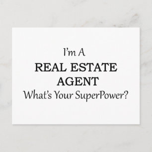 REAL ESTATE AGENT BRIEFKAART