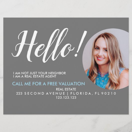 Real Estate Agent HALLO CARD shop brochure (Voorkant)