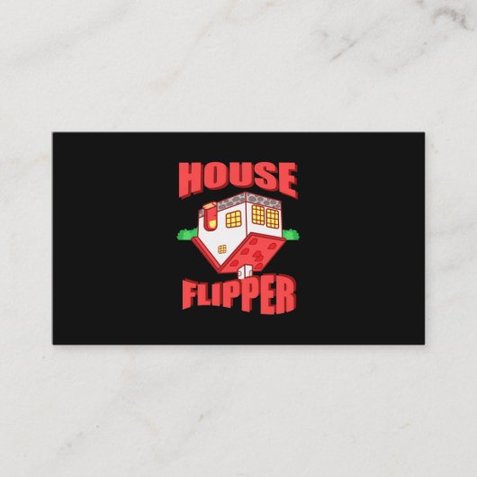 Real Estate Agent House Flipper Visitekaartje (Voorkant)