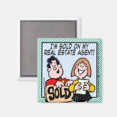 Real Estate Agent Magneet (Voorkant / Achterkant)
