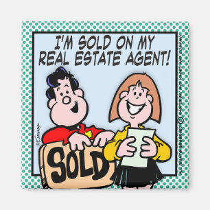 Real Estate Agent Magneet