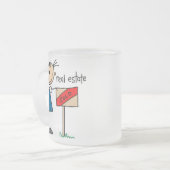 Real Estate Agent Matglas Koffiemok (Voorkant links)