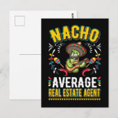 Real Estate Agent Nacho Broker Mexico Briefkaart (Voorkant / Achterkant)