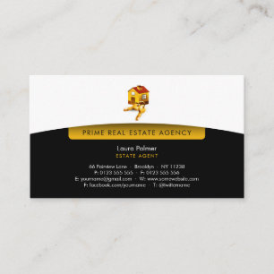 Real Estate Agent   Perfect gezinsleven Visitekaartje