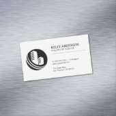 Real Estate Agent | Pictogram onroerendgoedgebouw Magnetisch Visitekaartje (Voorbeeld)