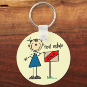 Real Estate Agent Sleutelhanger (Voorkant)