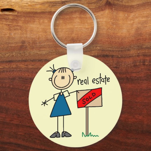 Real Estate Agent Sleutelhanger (Voorkant)