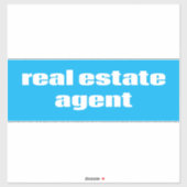 Real Estate Agent Sticker (Vel)