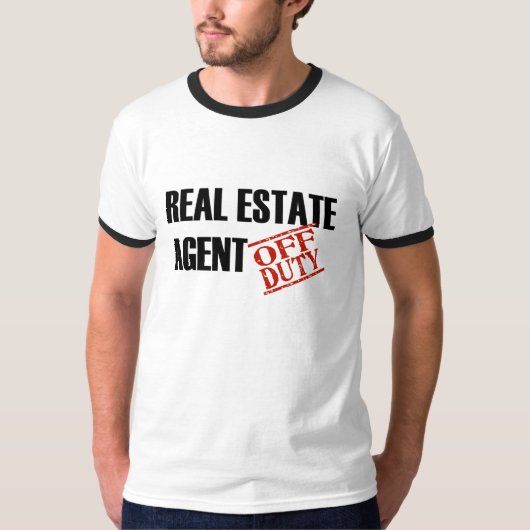 Real Estate Agent T-shirt (Voorkant)