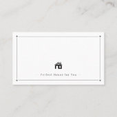 Real Estate Agent Visitekaartje (Achterkant)