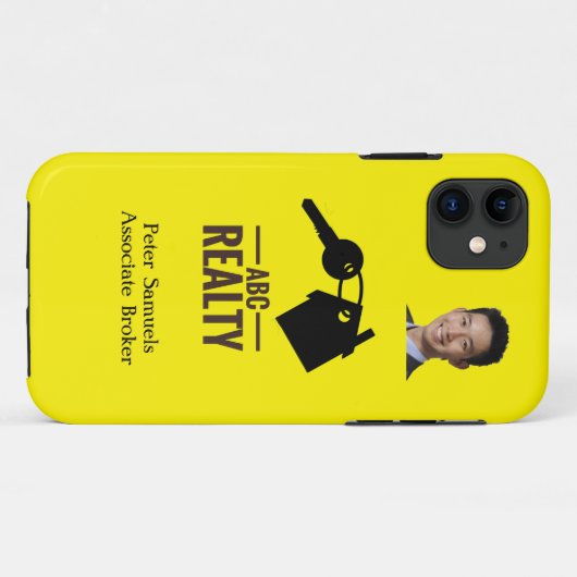 Real Estate Branded Yellow iPhone/iPad case (Achterkant (horizontaal))