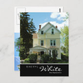 Real Estate Briefkaarten Tall Yellow House V (Voorkant / Achterkant)