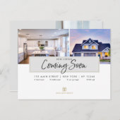 Real Estate Broker Modern Briefkaart - KOMEN SNEL (Voorkant / Achterkant)