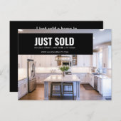 Real Estate Broker Moderne Briefkaart - GEWOON VER (Voorkant / Achterkant)