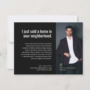 Real Estate Broker Moderne Briefkaart - GEWOON VER