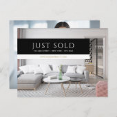 Real Estate Broker Moderne Briefkaart - GEWOON VER (Voorkant / Achterkant)