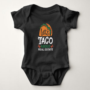 Real Estate Broker Taco Lover Quote Mexican Foodie Romper