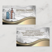 Real Estate Buildings Logo | Properties Visitekaartje (Voorkant / Achterkant)