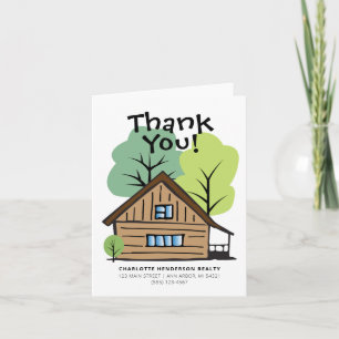 Real Estate Client Hand-Drawn Dank u Kaart