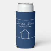 Real Estate Company Marketing Custom Navy Blue (Seltzer Voorkant)